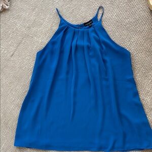 Cynthia Rowley Blue Pleated Trapeze Camisole Tank Top Small S